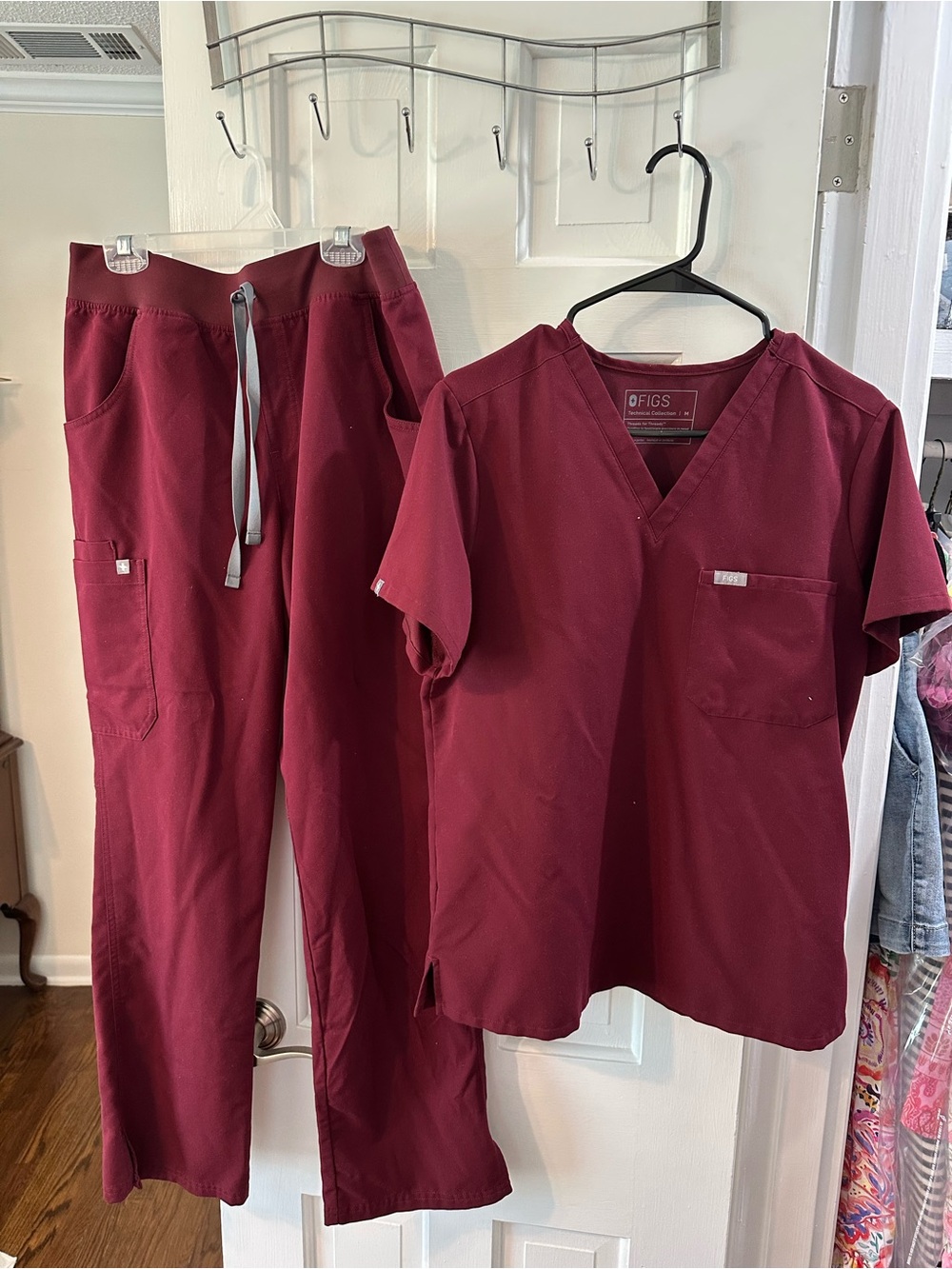 FIGS Women's Burgundy Scrubs